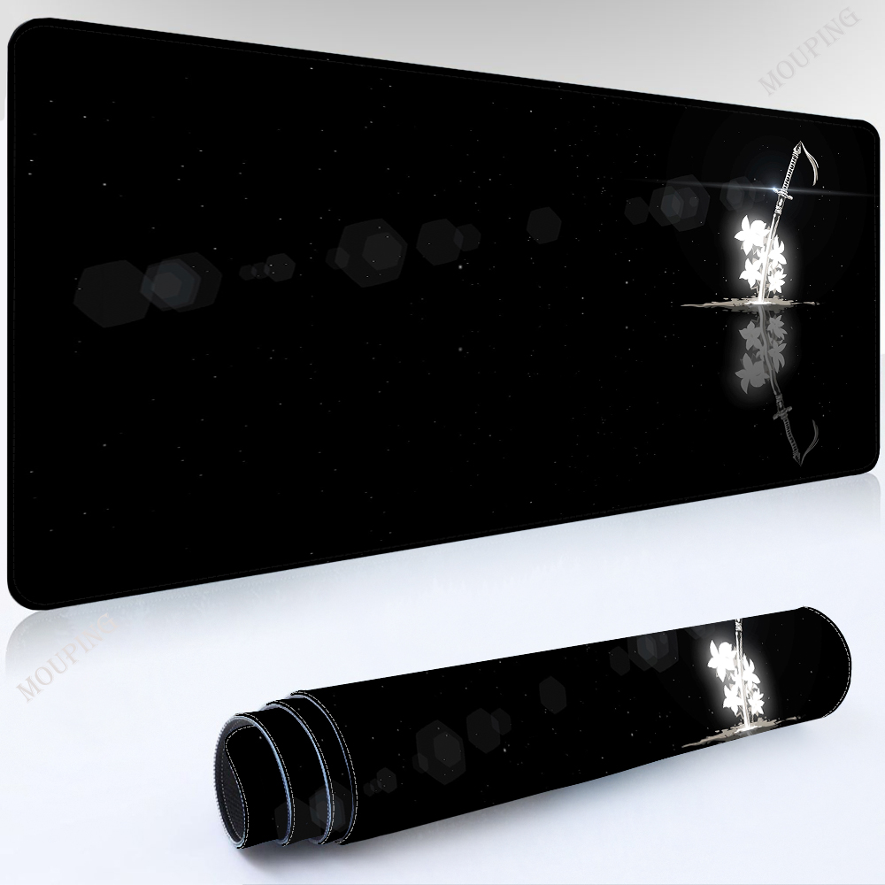Gaming Accessories For Your Desk - Black Mausepad Art Table Mouse Gamer