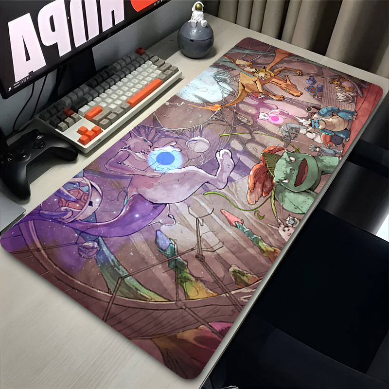 Gaming Mouse Pad Xl - Colorful Gaming Mousepad Laptop Japan Cool