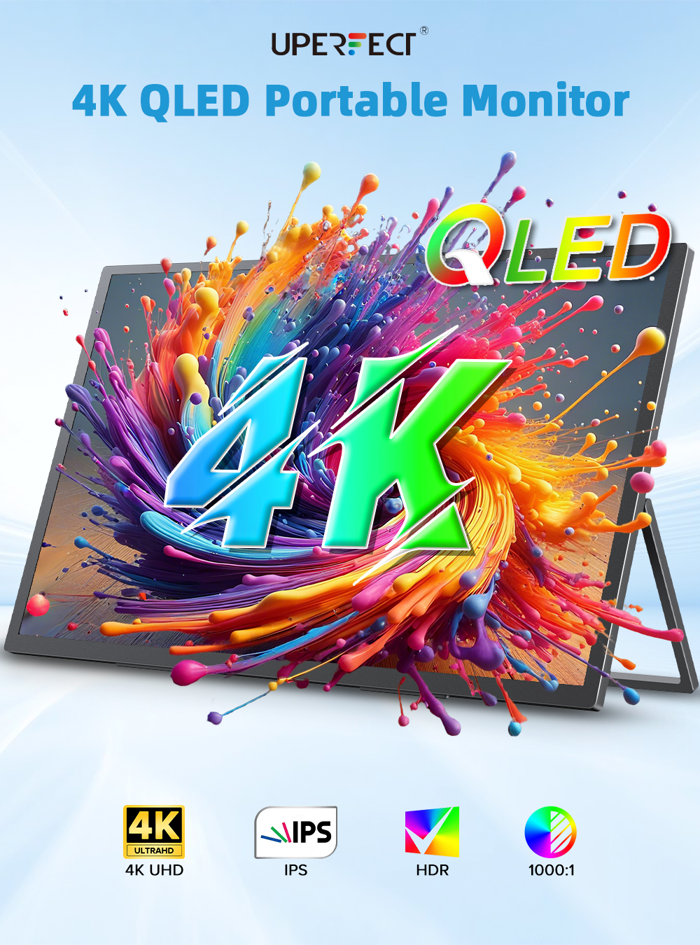 UPERFECT 18.4 inch 4K QLED Por – Monitor 144Hz 27Inch Bewertung und Preis