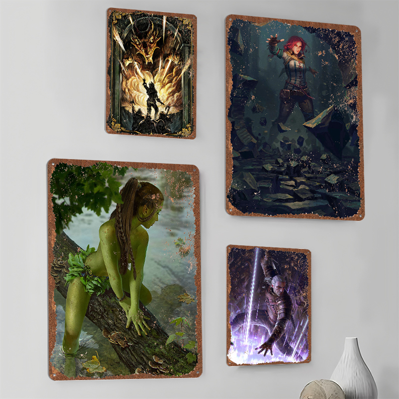 GGwent Tinplate Posters Custom – Vintage Gaming Accessories Bewertung und Preis