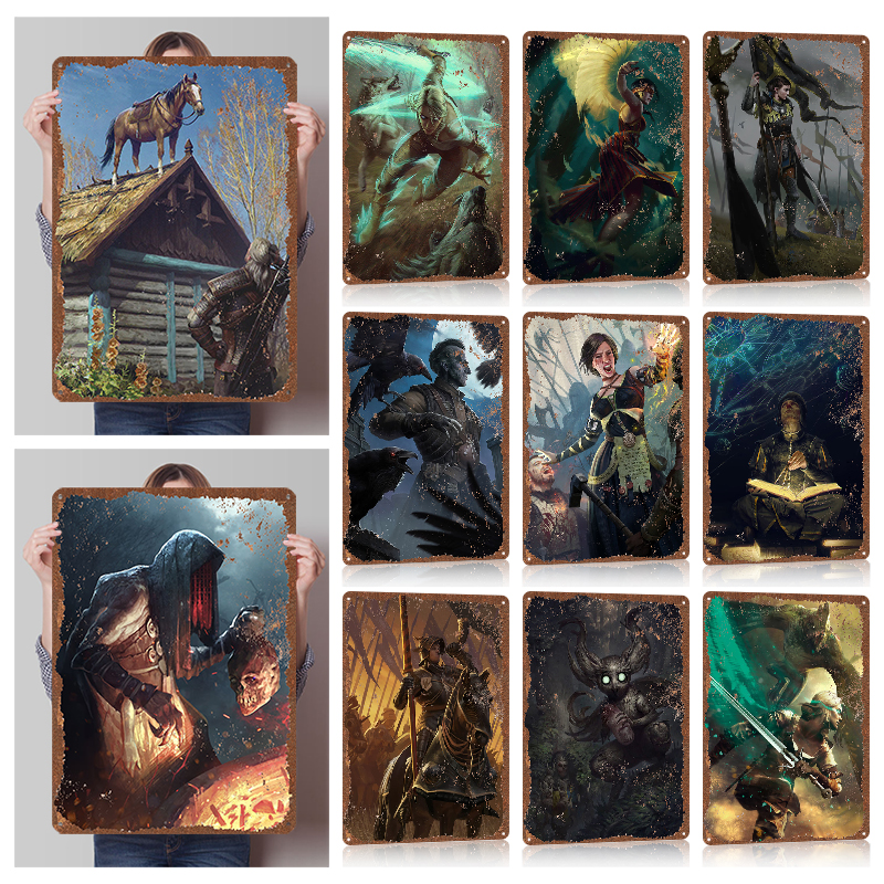 GGwent Tinplate Posters Custom – Vintage Gaming Accessories Bewertung und Preis