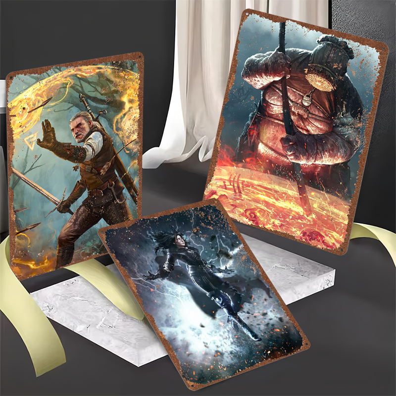 GGwent Tinplate Posters Custom – Vintage Gaming Accessories Bewertung und Preis