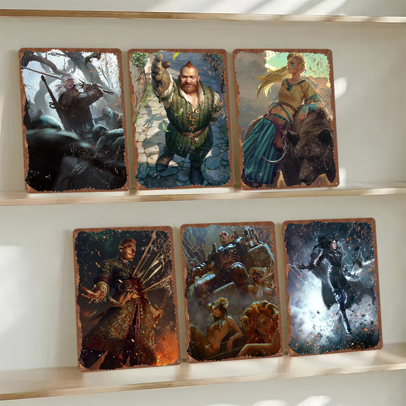 GGwent Tinplate Posters Custom – Vintage Gaming Accessories Bewertung und Preis