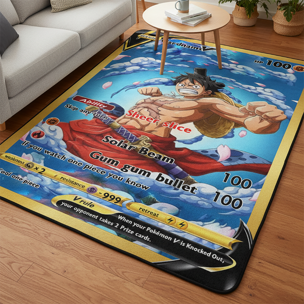 Cartoon One Piece Rug Anime Lu – Gaming Accessories For Kids Room Bewertung und Preis