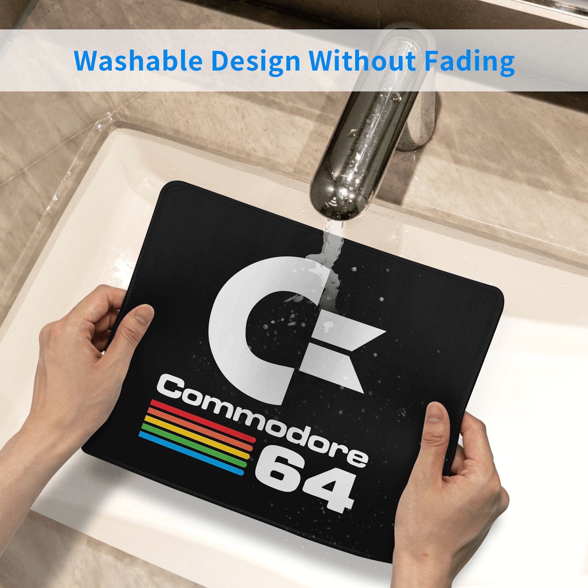 Commodore C64 Logo Mouse Pad C – Gaming Accessories Logo Bewertung und Preis