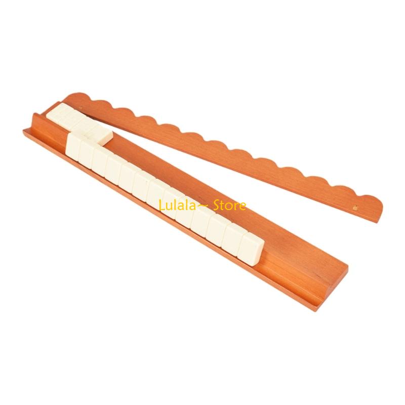 Y4QA 17inch Wooden Mahjong Rac – Gaming Accessories Rack Bewertung und Preis