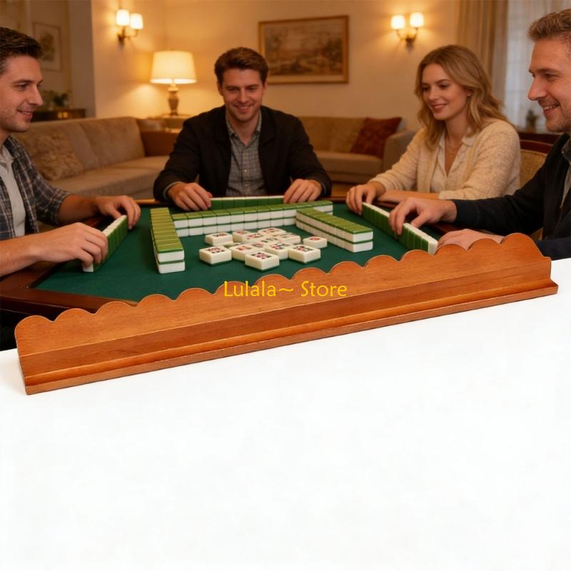 Y4QA 17inch Wooden Mahjong Rac – Gaming Accessories Rack Bewertung und Preis