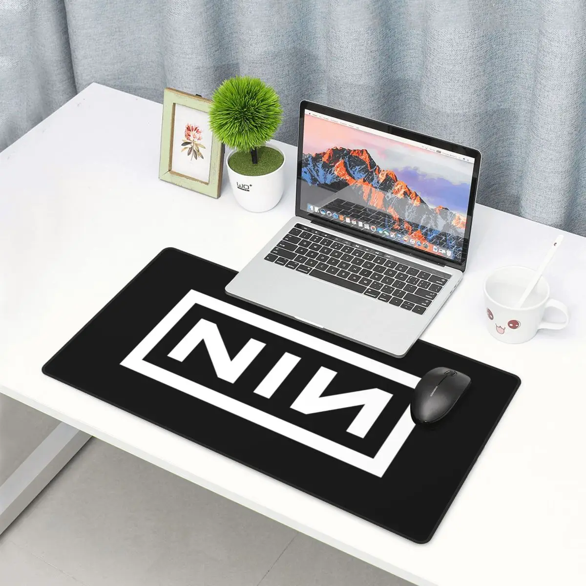 Large Mouse Pad NIN Logo Nine  – Gaming Accessories Logo Bewertung und Preis