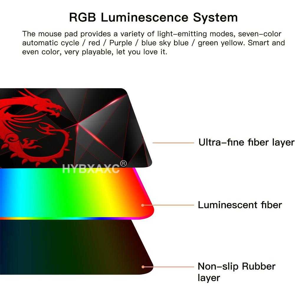 Gaming Mouse Pad Rgb Msi LOGO  – Gaming Accessories Logo Bewertung und Preis
