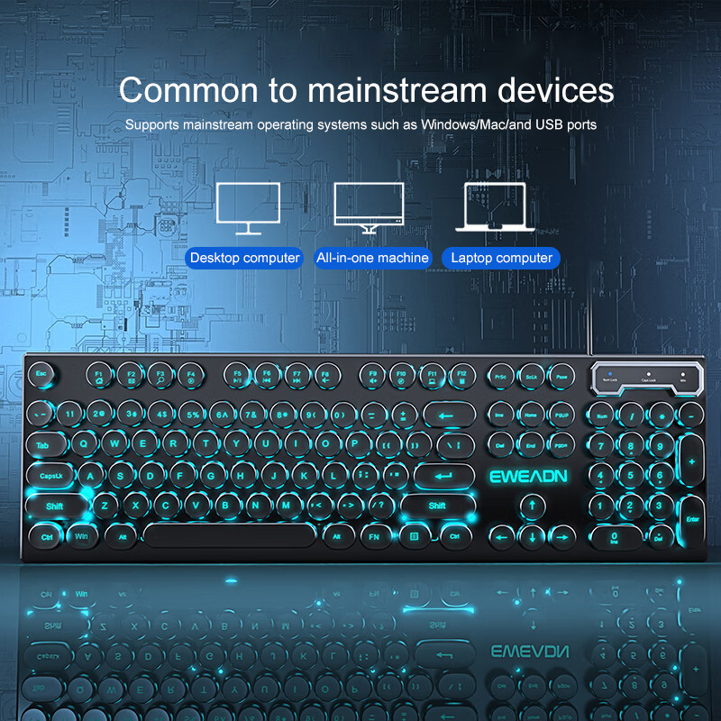 EWEADN Typewriter Gaming Keybo – Gaming Accessories Keyboards Bewertung und Preis
