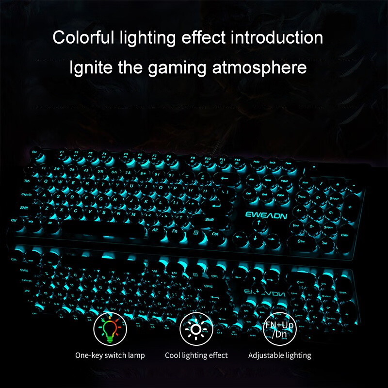 EWEADN Typewriter Gaming Keybo – Gaming Accessories Keyboards Bewertung und Preis