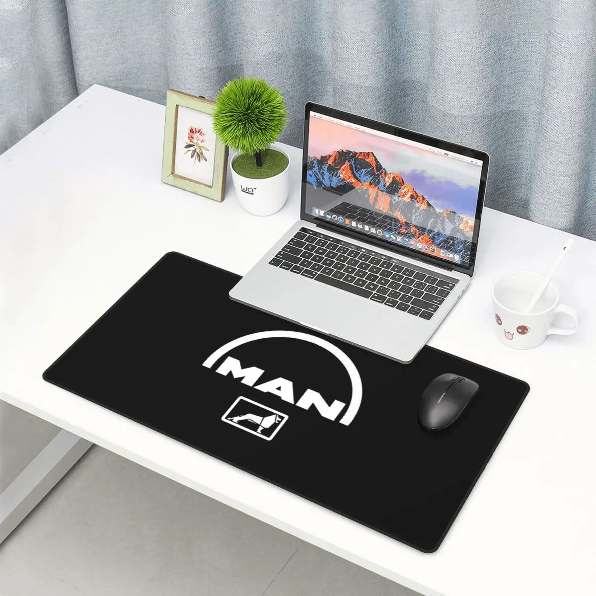 Large Mouse Pad Man Truck Bus  – Gaming Accessories Logo Bewertung und Preis