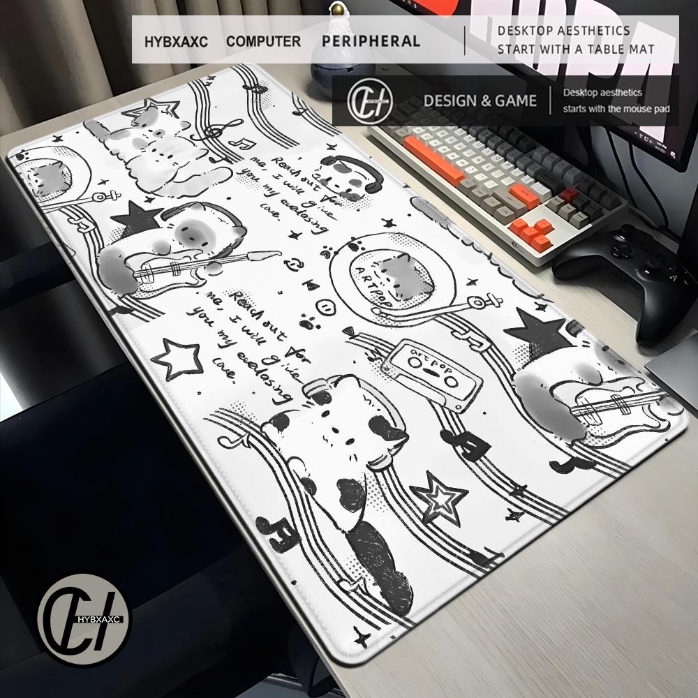 Black White Cute Cartoon Cat M – Gaming Accessories Companies Bewertung und Preis