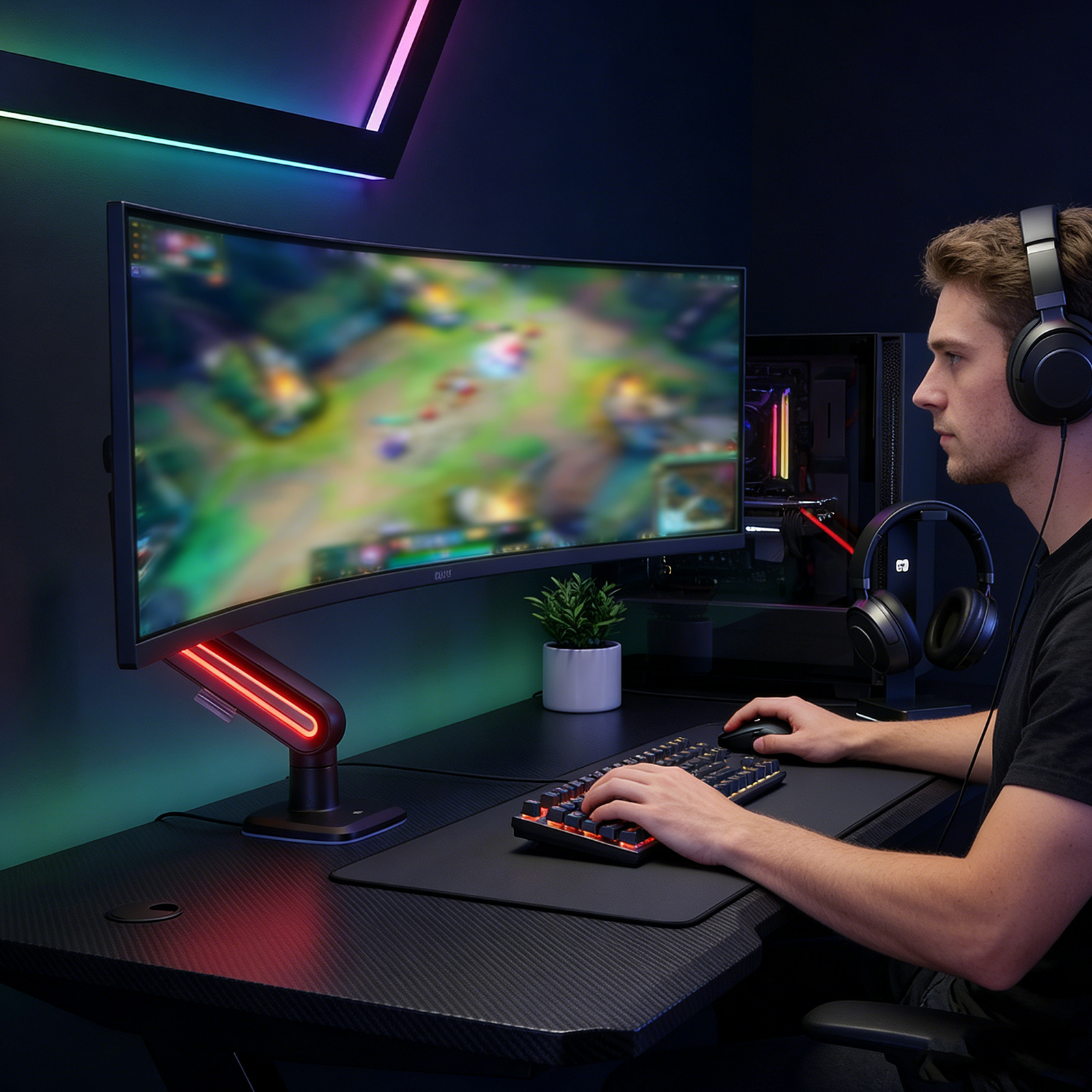 Gaming Monitor Mechanical Arm  – Gaming Accessories Rack Bewertung und Preis
