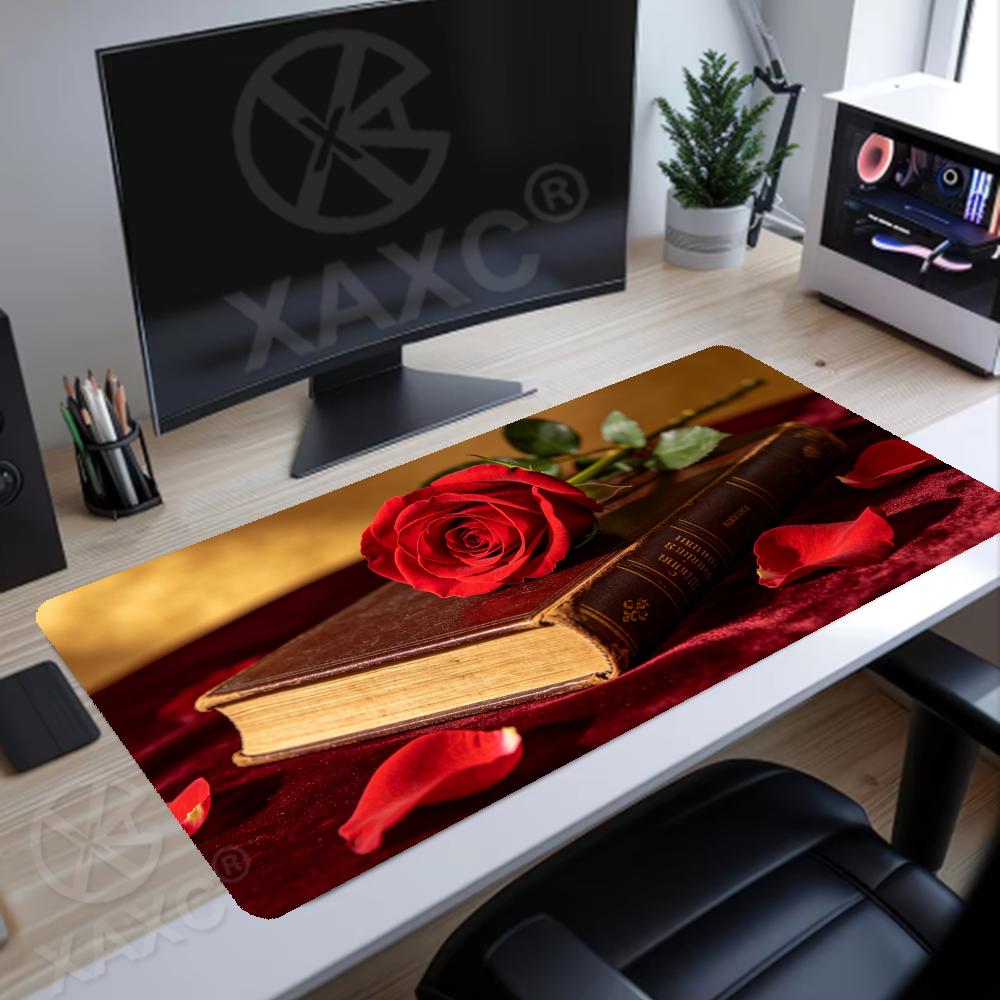 Vintage Rose & Book Desk Mat,  – Vintage Gaming Accessories Bewertung und Preis
