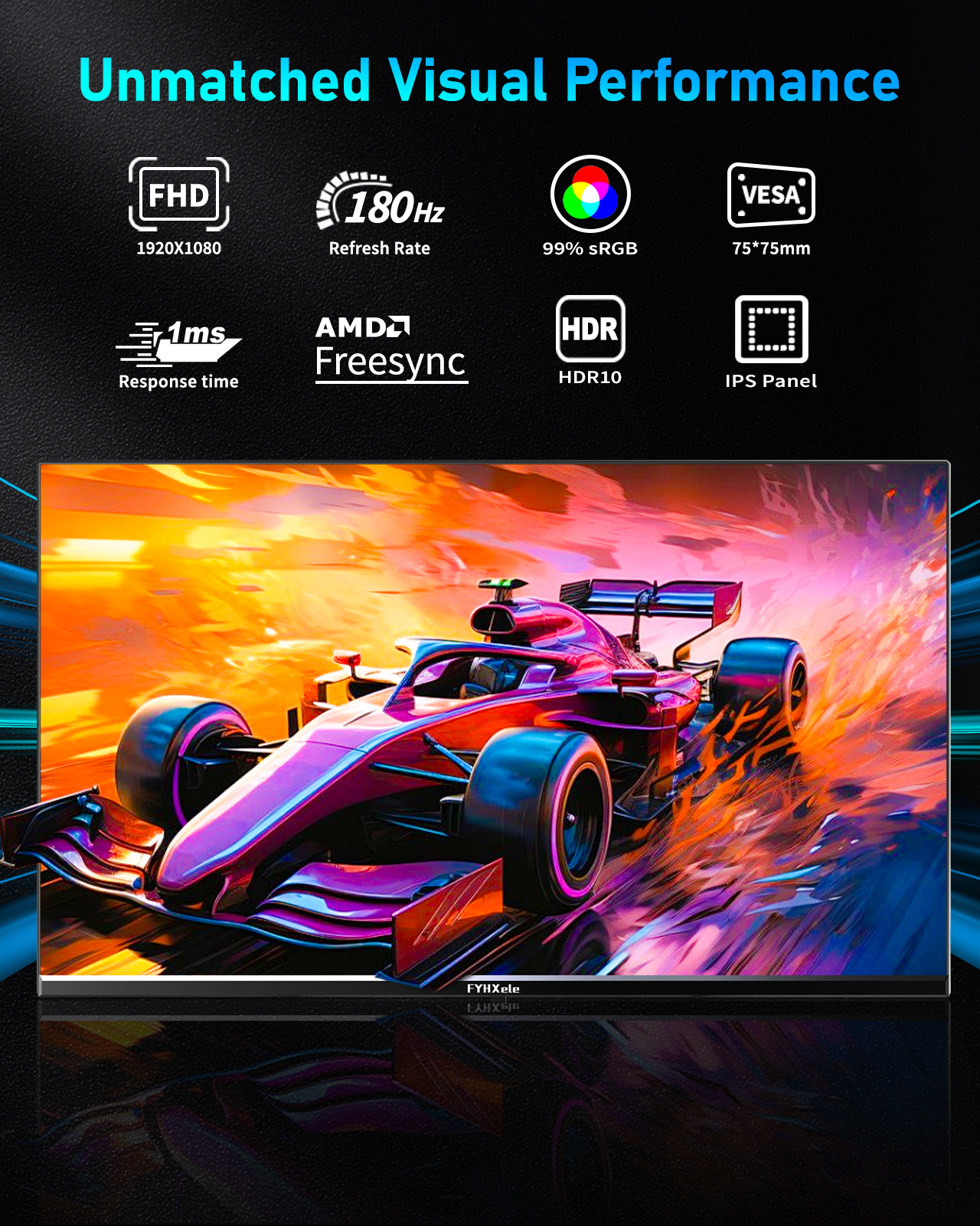 FYHXele 24Inch 180Hz Gaming Mo – Monitor 144Hz 27Inch Bewertung und Preis