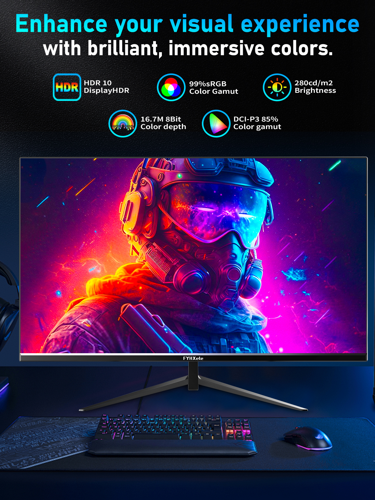 FYHXele 24Inch 180Hz Gaming Mo – Monitor 144Hz 27Inch Bewertung und Preis