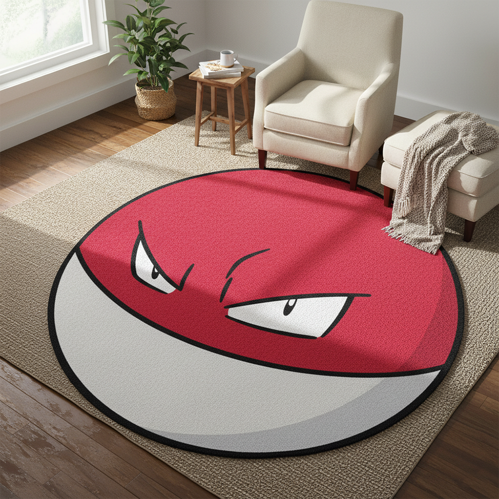 Pokemon Voltorb Anime Area Rug – Gaming Accessories For Kids Room Bewertung und Preis