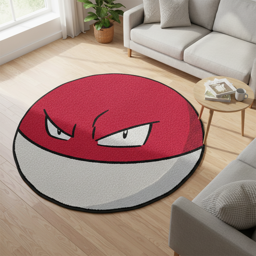Pokemon Voltorb Anime Area Rug – Gaming Accessories For Kids Room Bewertung und Preis