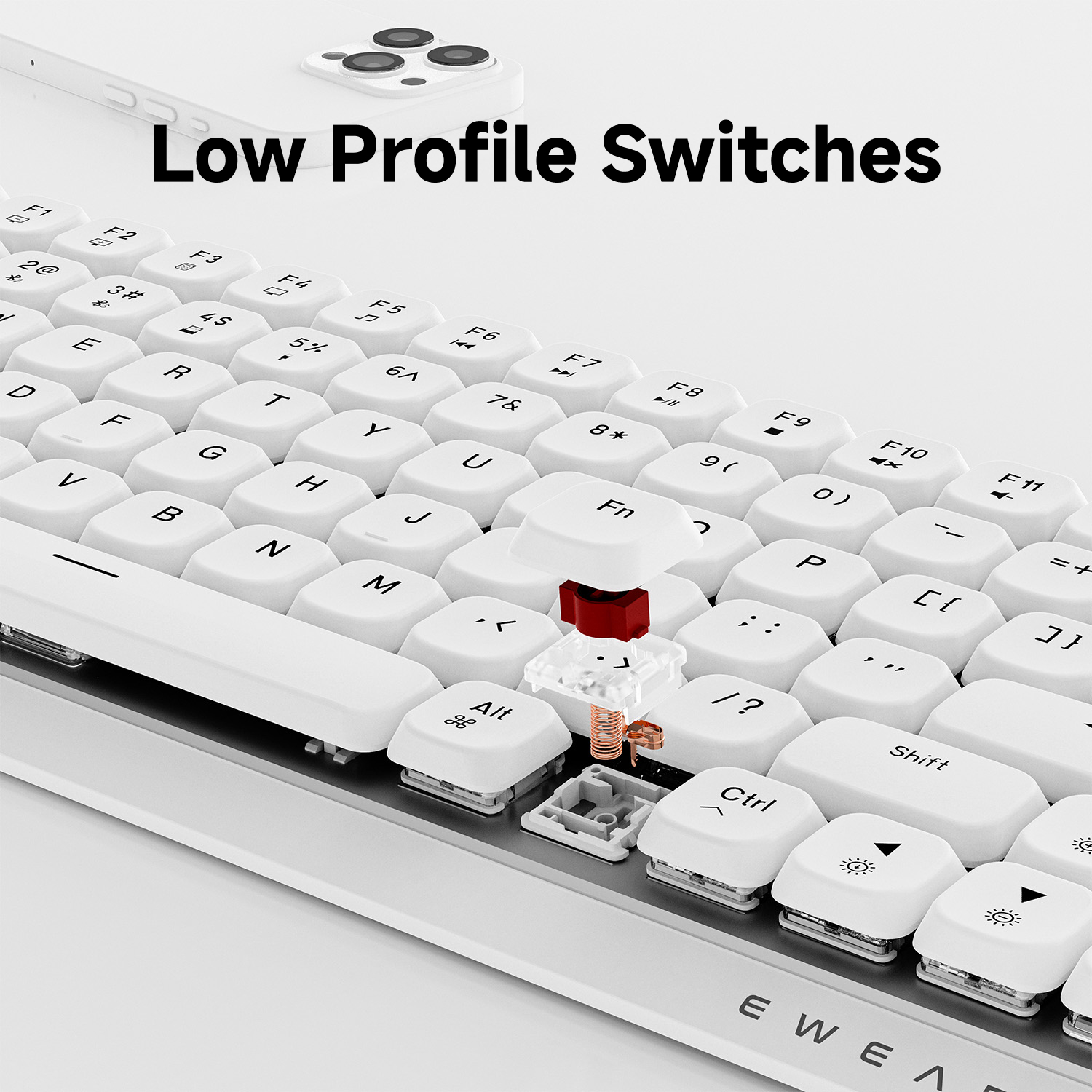 EWEADN 84 Keys Tri-Mode Low Pr – Gaming Accessories Keyboards Bewertung und Preis