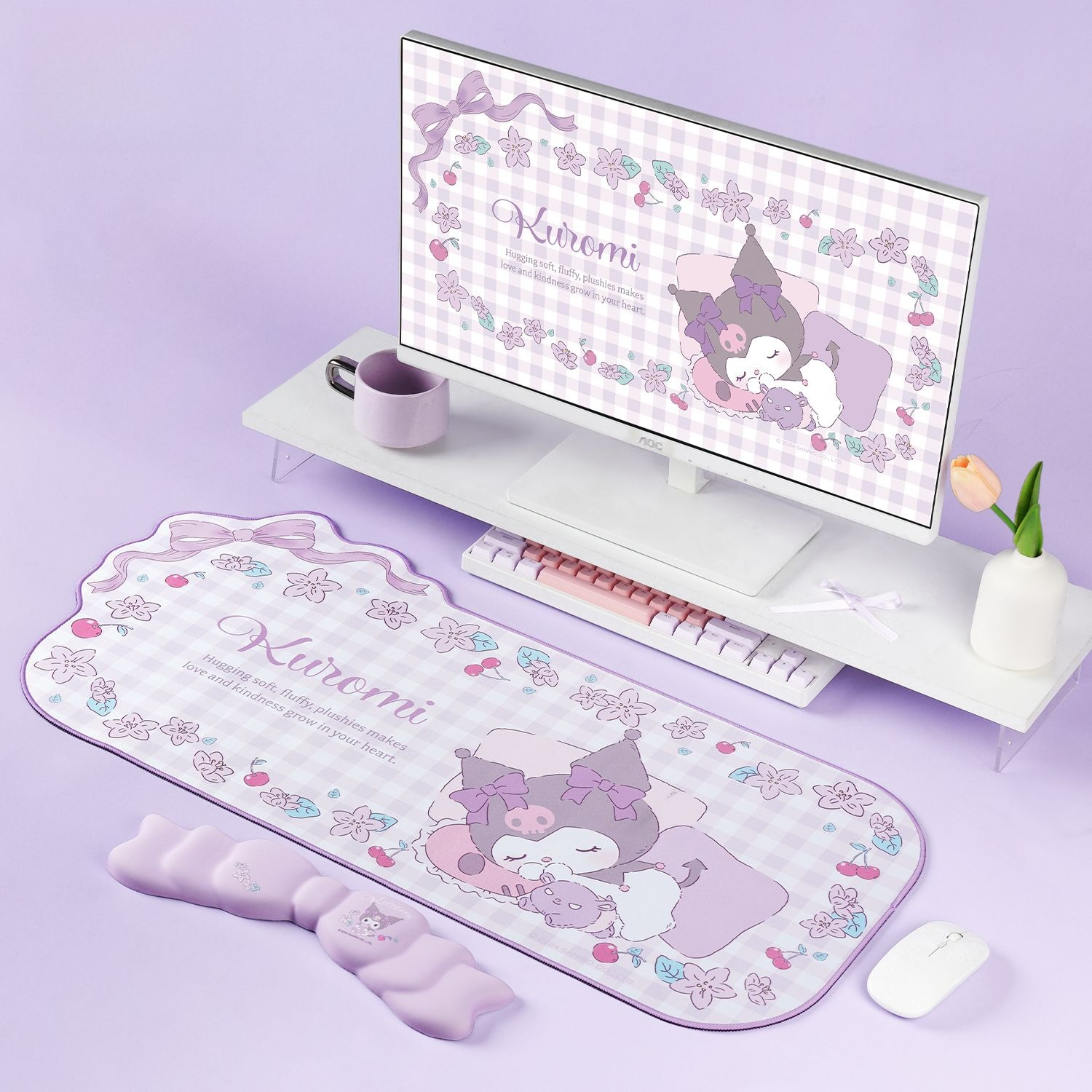 Anime Sanrio Kuromi Hello Kitt – Gaming Accessories Kawaii Bewertung und Preis